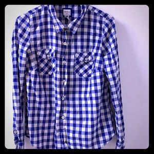 FINAL PRICE!!! Forever 21 blue gingham top